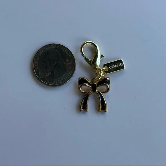 Coach Bowtie Bag Charm - Picture 3 of 3